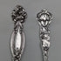 Circa 1900 American antique pure silver souvenir spoons x 6, teaspoon size, total weight 115g